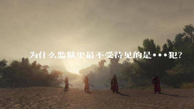 为什么监狱里最不受待见的是***犯？